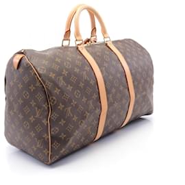 Louis Vuitton-Louis Vuitton Keepall 50 Boston Bag Monogram M41426-Brown