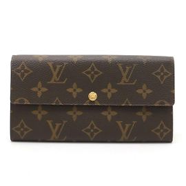Louis Vuitton Monogram Fleuris Sarah Geldbörse M60232 Pink