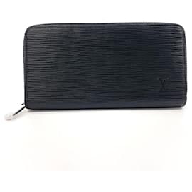 Louis Vuitton-Louis Vuitton Epi Leather Zippy Wallet M61857-Black