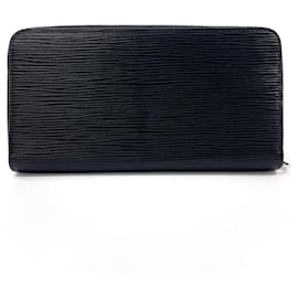 Louis Vuitton-Louis Vuitton Epi Leather Zippy Wallet M61857-Black