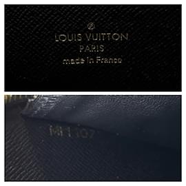Louis Vuitton-Louis Vuitton Zippy Wallet Retiro Brown Black-Brown