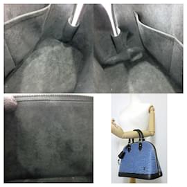 Louis Vuitton-Louis Vuitton Alma PM Handbag Epi Denim M51052-Blue