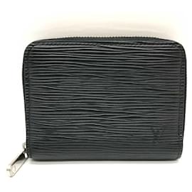 Louis Vuitton-Louis Vuitton Epi Zippy Wallet Coin Purse M60152-Black
