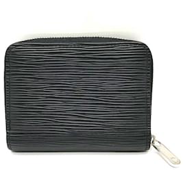 Louis Vuitton-Louis Vuitton Epi Zippy Wallet Coin Purse M60152-Black