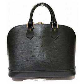Louis Vuitton-Louis Vuitton Epi Alma Handbag M52142-Black
