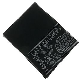 Bufanda de seda de rayón Salvatore Ferragamo Negro