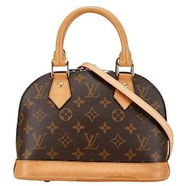 Louis Vuitton-Louis Vuitton Alma BB Handbag Brown-Brown