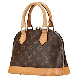 Louis Vuitton-Louis Vuitton Alma BB Handbag Brown-Brown