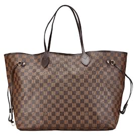 Louis Vuitton-Louis Vuitton Damier Neverfull GM Tote Bag-Brown