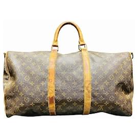Louis Vuitton-Louis Vuitton Monogram Keepall Bandouliere 50 Bag-Brown
