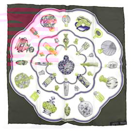 Hermès-Hermes Silk Scarf Qu importe le flacon-Red