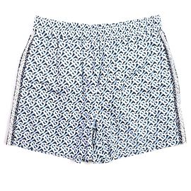 Shorts in cotone TB Monogram Burberry blu Altro