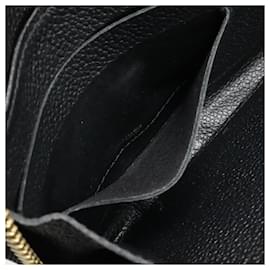 Louis Vuitton-Louis Vuitton Monogram Empreinte Zippy Wallet Black-Black
