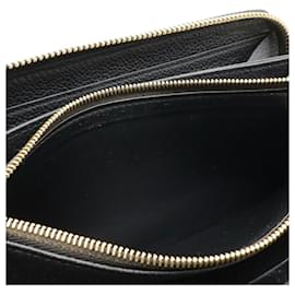 Louis Vuitton-Louis Vuitton Monogram Empreinte Zippy Wallet Black-Black