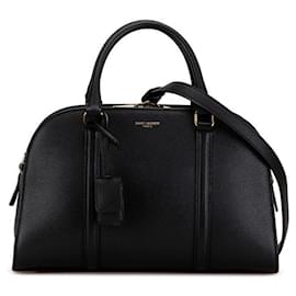Yves Saint Laurent Sac à main en cuir Duffle Rock Baby Saint Laurent 655008 Noir
