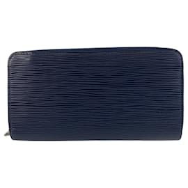 Louis Vuitton-Louis Vuitton Epi Leather Zippy Wallet M61873-Blue