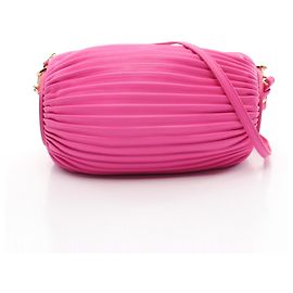 Bolsa de ombro com pulseira de couro Loewe Rosa