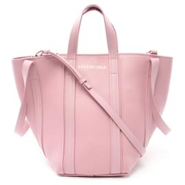 Balenciaga-Balenciaga Everyday Small Leather Tote Bag-Pink