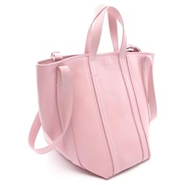 Balenciaga-Balenciaga Everyday Small Leather Tote Bag-Pink