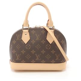 Louis Vuitton-Louis Vuitton Alma BB Monogram Handbag M46990-Brown