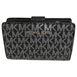 Michael Kors Leather Bifold Wallet Black