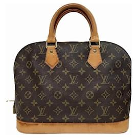 Louis Vuitton-Louis Vuitton Alma Monogram Handbag M51130-Brown