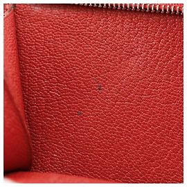 Hermès Hermes Bearn Souffle Bifold Wallet Red Red