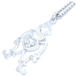 Chopard Happy Diamonds Pierrot Necklace K18WG White