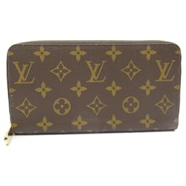 Louis Vuitton-Louis Vuitton Zippy Wallet Monogram Brown M41896-Brown