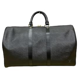 Louis Vuitton-Louis Vuitton Epi Keepall 50 Bag M42962-Black