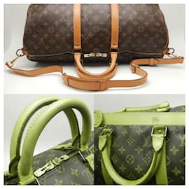 Louis Vuitton-Louis Vuitton Monogram Keepall Bandouliere 50 Bag-Brown