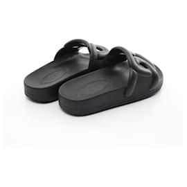 Tod's-Tod's CATENA Sandals Rubber Black-Black