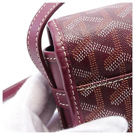 Goyard Belvedere PM Shoulder Bag PVC Canvas Leather Brown
