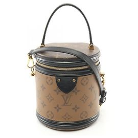 Bolsa Louis Vuitton Cannes em couro PVC M43986 Marrom