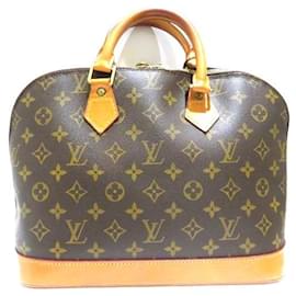 Louis Vuitton-Louis Vuitton Alma Monogram Handbag M51130-Brown