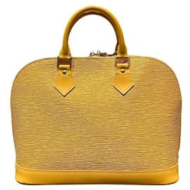 Louis Vuitton-Louis Vuitton Epi Alma Handbag M52149-Yellow