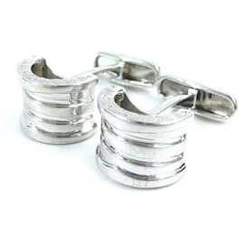 Bulgari BVLGARI B.zero1 Logo Manschettenknöpfe aus SV925 Silber Silber