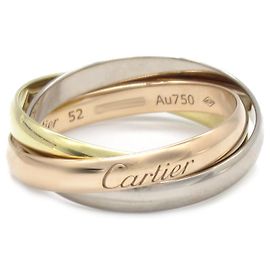 Cartier Trinity Ring K18 Gold B4235100 Golden
