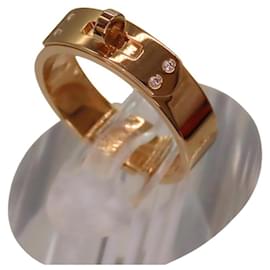 Hermès-Hermes Kelly Ring Diamond K18 YG-Golden