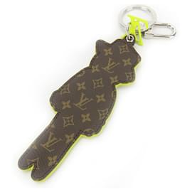 Louis Vuitton-Louis Vuitton Monogram Leather Key Ring MP2922-Yellow