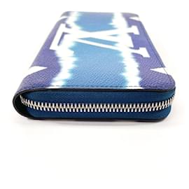 Louis Vuitton-Louis Vuitton Monogram Giant Zippy Wallet M68841-Blue