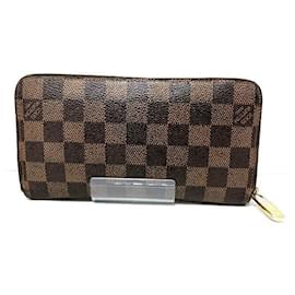 Louis Vuitton-Louis Vuitton Damier Zippy Wallet N60015-Brown