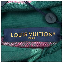 Sudadera de algodón bordada con logo de Louis Vuitton M Otro