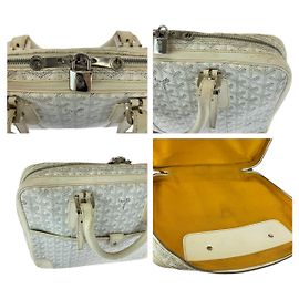 Goyard Ambassade PM Leather Handbag Grey