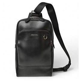 Bolsa transversal de couro Coach Graham 89934 Preto