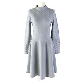 Emporio Armani Strickkleid 6K2AT 2M03Z Grau Braun