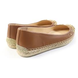 Christian Louboutin-Christian Louboutin ALIOCHETTE Spiked Leather Flats-Other