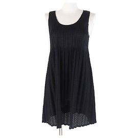 Abito tunica in poliestere Issey Miyake Pleats Please Nero