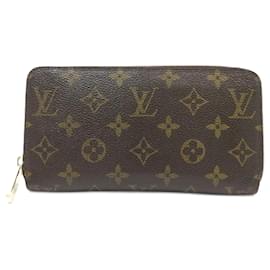 Louis Vuitton-Louis Vuitton Monogram Zippy Wallet M42616-Brown