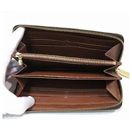 Louis Vuitton-Louis Vuitton Monogram Zippy Wallet M42616-Brown